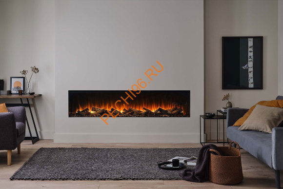 Электрокамин British Fires New Forest 1900 with Deluxe Real logs 1900 мм
