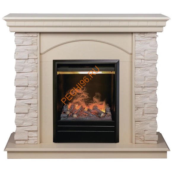 Электрокамин RealFlame Elford STD/EUG/VL WT с очагом 3D Olympic