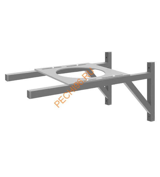 Кронштейн опорный Везувий D220/250мм, серый