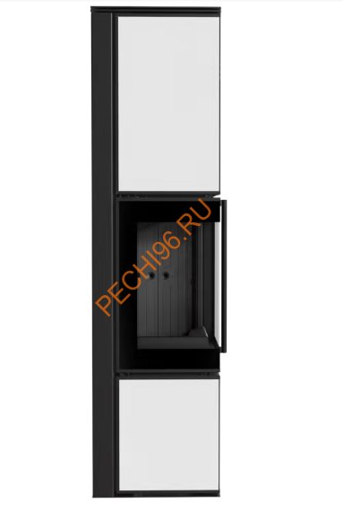 Печь-камин Kratki TORA/L белый, с доводчиком