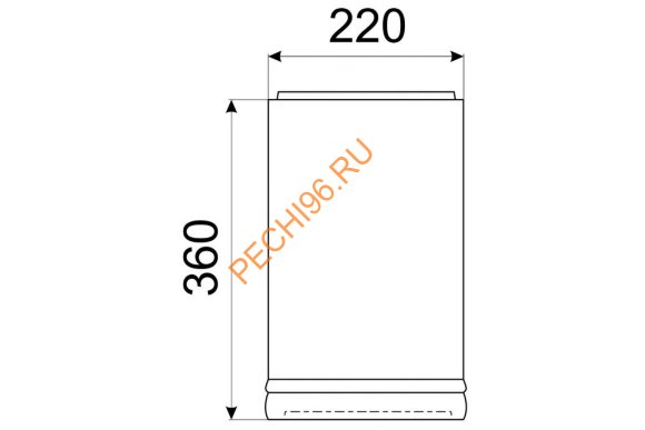  Облицовка дымохода КимрПечь, D150