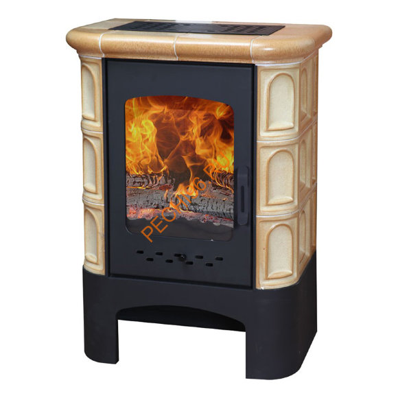 Печь-камин БАВАРИЯ изразец Арка песочная