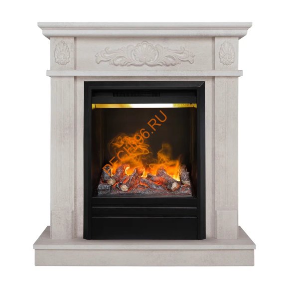 Электрокамин RealFlame Adelaida STD/EUG WT с очагом 3D Olympic