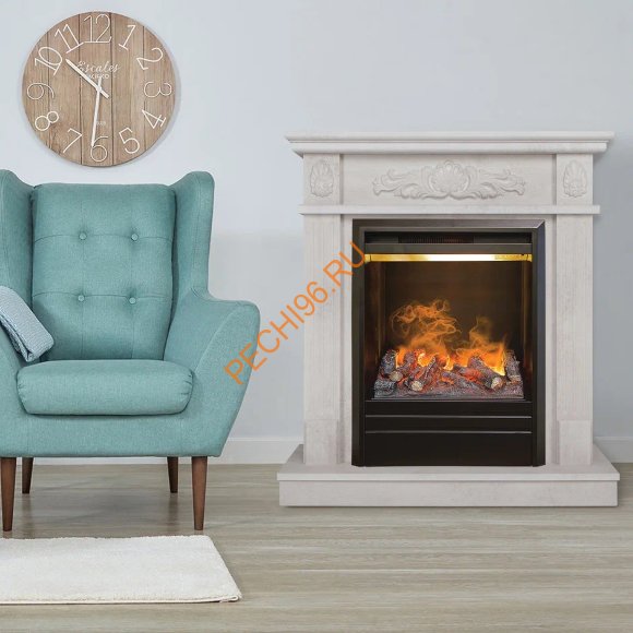 Электрокамин RealFlame Adelaida STD/EUG WT с очагом 3D Olympic