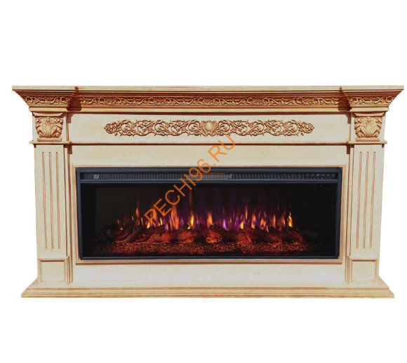 Электрокамин InterFlame Елизавета с очагом FREESPACE 60 LED FX QZ Электрокамин InterFlame Елизавета с очагом FREESPACE 60 LED FX QZ