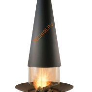 Камин Focus Filiofocus 1600 центральный со стеклом