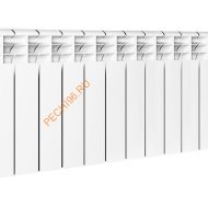 Радиатор биметаллический Оазис GMB 350/80 12 с.