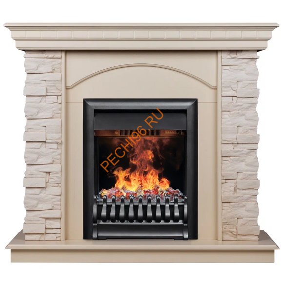 Электрокамин RealFlame Elford STD/EUG/VL WT с очагом 3D Oregan Электрокамин RealFlame Elford STD/EUG/VL WT с очагом 3D Oregan