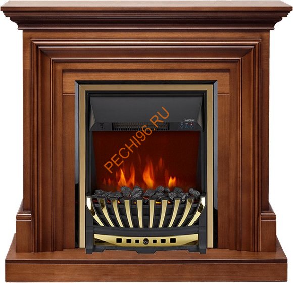 Электрокамин Royal Flame Bradford орех с очагом Aspen