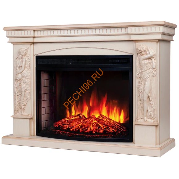 Электрокамин RealFlame Diva 33 WT с очагом FireSpace 33 S IR Электрокамин RealFlame Diva 33 WT с очагом FireSpace 33 S IR