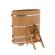Купель для бани BentWood овальная из лиственницы Премиум, 0,69х1,31 м