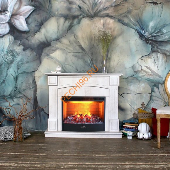 Электрокамин RealFlame Carolina 25,5 с очагом 3D Firestar 25,5