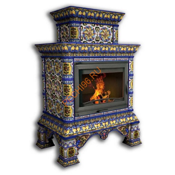 Печь-камин КимрПечь Кострома центральный двухъярусный Январь Печь-камин КимрПечь Кострома центральный двухъярусный Январь