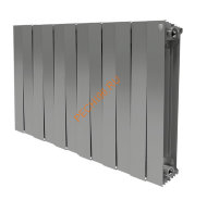 Радиатор биметаллический Royal Thermo PianoForte 500 Silver Satin 12с Радиатор биметаллический Royal Thermo PianoForte 500 Silver Satin 12с