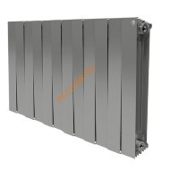Радиатор биметаллический Royal Thermo PianoForte 500 Silver Satin 12с