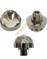 Набор хрустальных насадок Cariitti CR20 Kit 3 хром Набор хрустальных насадок Cariitti CR20 Kit 3 хром