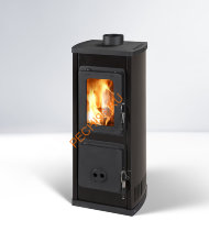 Стальная печь-камин Thorma VERONA TOP черная Стальная печь-камин Thorma VERONA TOP черная