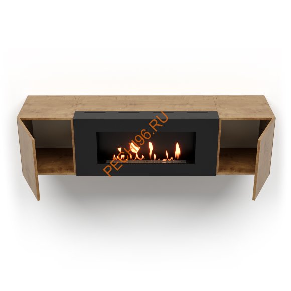 Биокамин Firelight BFP-P1600 с тумбой, дуб вотан