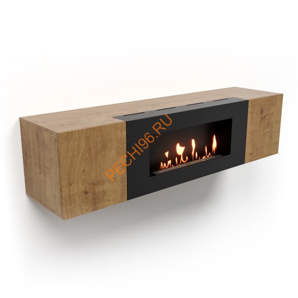 Биокамин Firelight BFP-P1600 с тумбой, дуб вотан