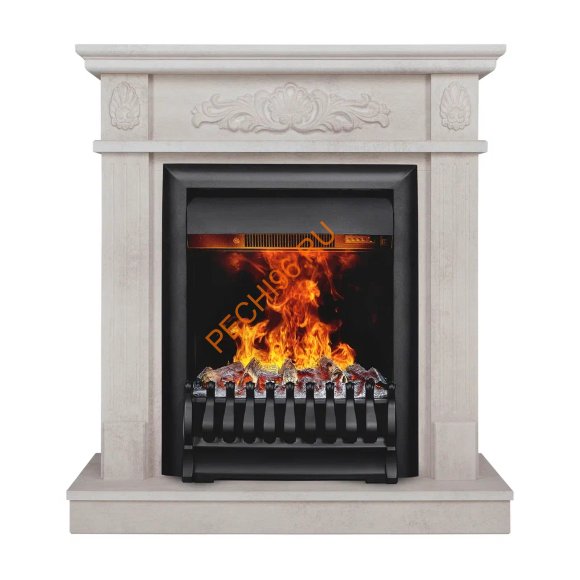 Электрокамин RealFlame Adelaida STD/EUG WT с очагом 3D Oregan