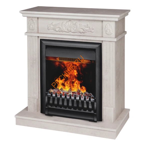 Электрокамин RealFlame Adelaida STD/EUG WT с очагом 3D Oregan