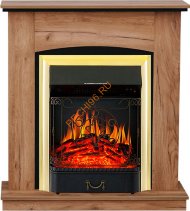 Электрокамин Royal Flame Barcelona с очагом Majestic FX Brass Электрокамин Royal Flame Barcelona с очагом Majestic FX Brass