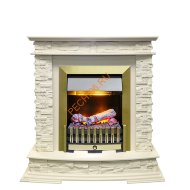 Электрокамин Dimplex Luzern с очагом Danville Antique Brass FB2 слоновая кость Электрокамин Dimplex Luzern с очагом Danville Antique Brass FB2 слоновая кость
