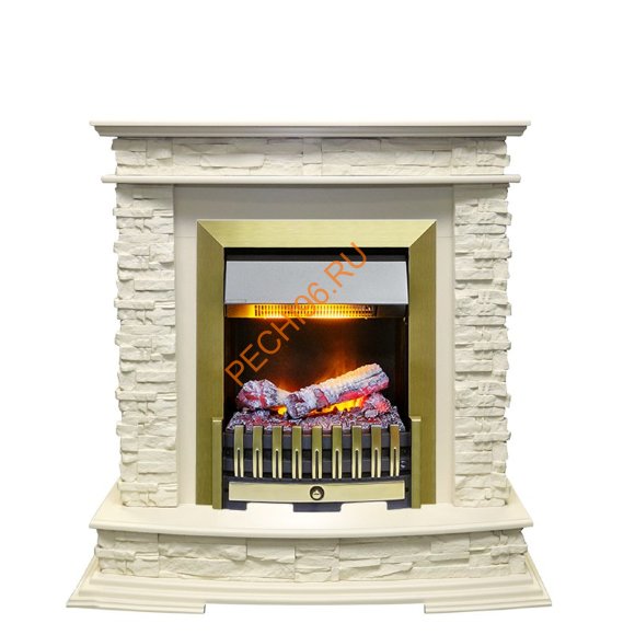 Электрокамин Dimplex Luzern с очагом Danville Antique Brass FB2 слоновая кость Электрокамин Dimplex Luzern с очагом Danville Antique Brass FB2 слоновая кость