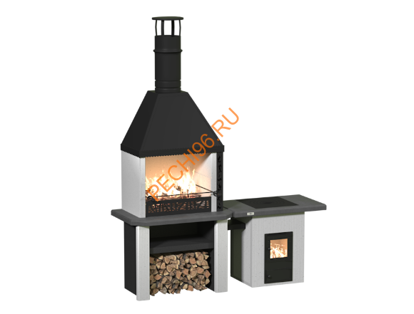 Объединённые печи 2 в 1 с печью под казан Сканди в Нижнем Новгороде Объединённые печи 2 в 1 с печью под казан Сканди в Нижнем Новгороде