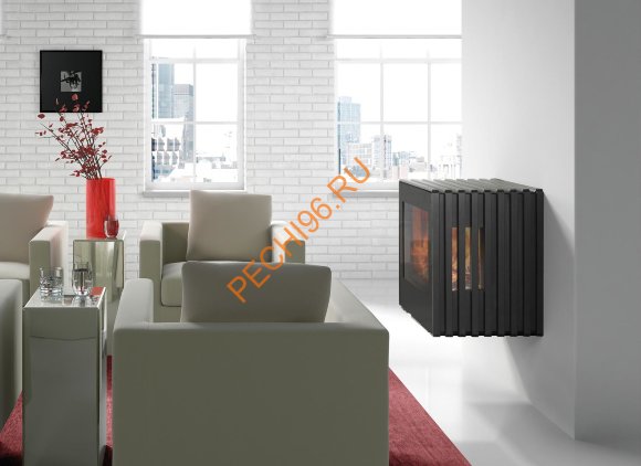 Чугунная печь-камин Hergom Glance MVP, подвесная Чугунная печь-камин Hergom Glance MVP, подвесная