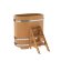 Купель для бани BentWood овальная из лиственницы Премиум, 0,76х1,16 м