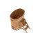 Купель для бани BentWood овальная из лиственницы Премиум, 0,76х1,16 м
