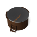 Купель композитная Polarspa COMFORT 195 COLD термобереза темная