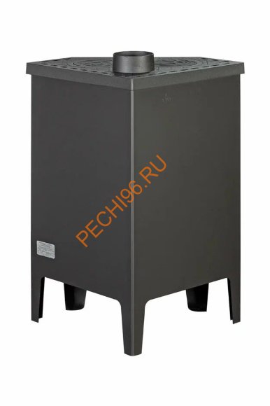 Печь-камин EcoKamin БАВАРИЯ угловая с плитой