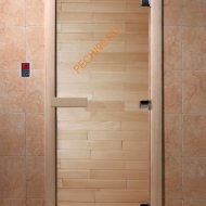 Дверь стеклянная DoorWood прозрачная, 2000х700 мм