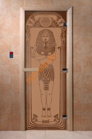 Дверь стеклянная DoorWood «Египет бронза матовая», 1900х600 мм Дверь стеклянная DoorWood «Египет бронза матовая», 1900х600 мм