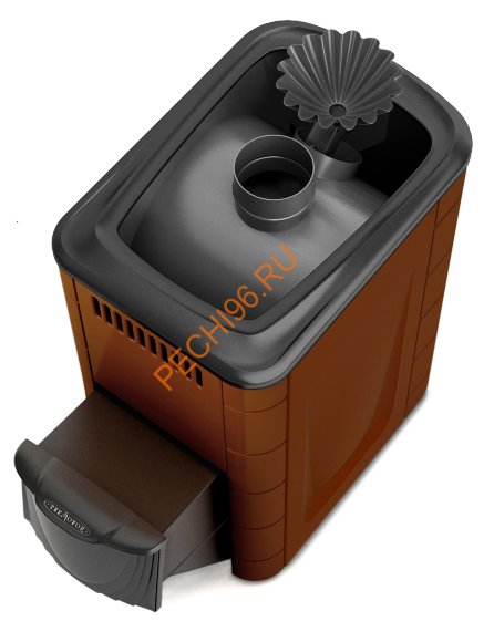 Печь банная Ангара 2012 Inox ДА терракота