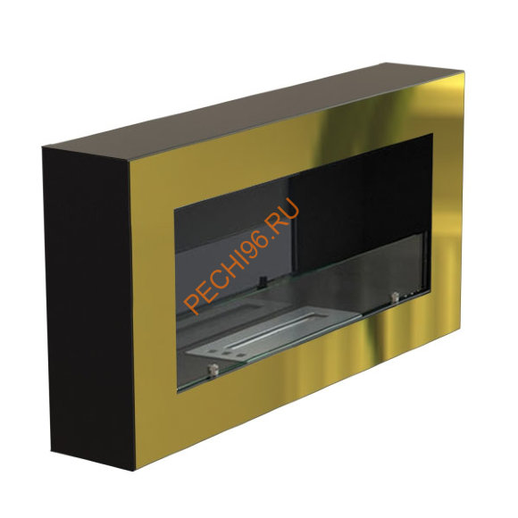 Биокамин WF250 стемалит Арома стекло, шлифованная латунь