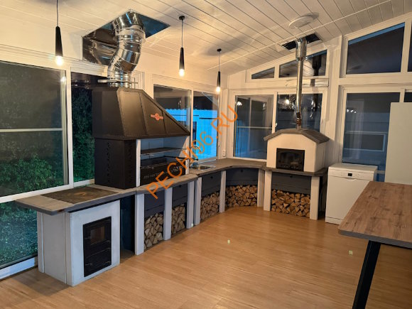 Объединённые печи 2 в 1 с печью под казан Кантри в Нижнем Новгороде