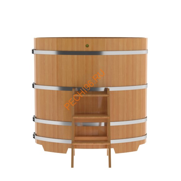 Купель для бани BentWood овальная из лиственницы Премиум, 0,80х1,42 м Купель для бани BentWood овальная из лиственницы Премиум, 0,80х1,42 м