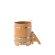 Купель для бани BentWood овальная из лиственницы Премиум, 0,80х1,42 м