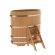 Купель для бани BentWood овальная из лиственницы Премиум, 0,80х1,42 м