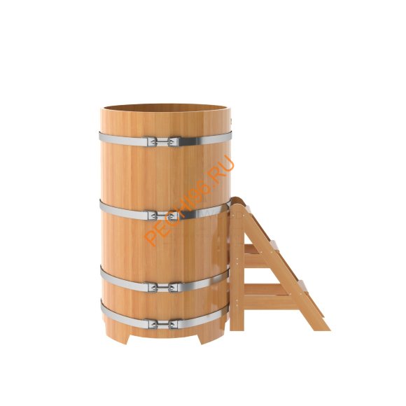 Купель для бани BentWood овальная из лиственницы Премиум, 0,80х1,42 м Купель для бани BentWood овальная из лиственницы Премиум, 0,80х1,42 м