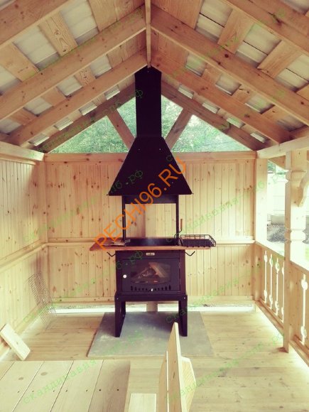 Гриль Grillux Suomi Grill с дымоходом Гриль Grillux Suomi Grill с дымоходом