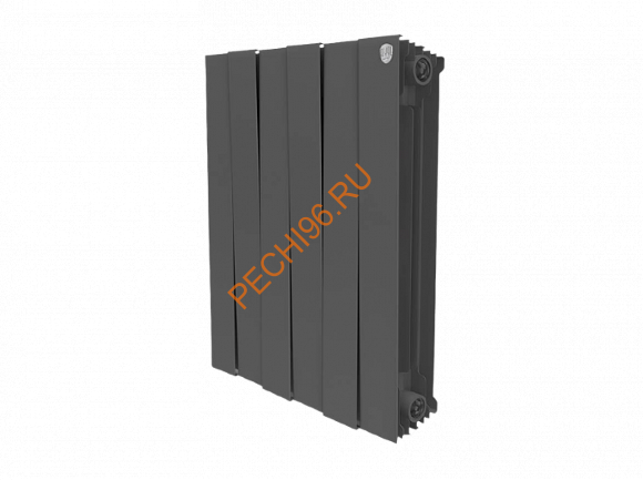 Радиатор биметаллический Royal Thermo PianoForte 500 Noir Sable 6с Радиатор биметаллический Royal Thermo PianoForte 500 Noir Sable 6с