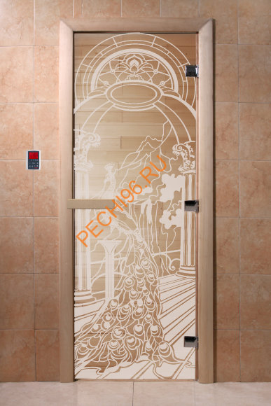 Дверь стеклянная DoorWood «Жар-птица прозрачная», 1700х700 мм Дверь стеклянная DoorWood «Жар-птица прозрачная», 1700х700 мм