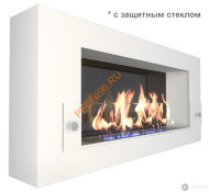 Биокамин ZeFire ORION 900 белый со стемалитом и стеклом Биокамин ZeFire ORION 900 белый со стемалитом и стеклом