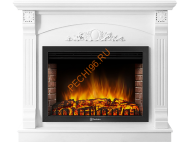 Электрокамин Electrolux EFP/P-3020LS с порталом Firelight Barocco 30, белый Электрокамин Electrolux EFP/P-3020LS с порталом Firelight Barocco 30, белый