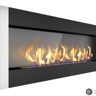 Биокамин ZeFire ELLIOT vertical 1800 со стемалитом