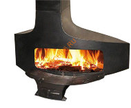 Камин Focus Heterofocus 1400 с защитной дверцей Камин Focus Heterofocus 1400 с защитной дверцей